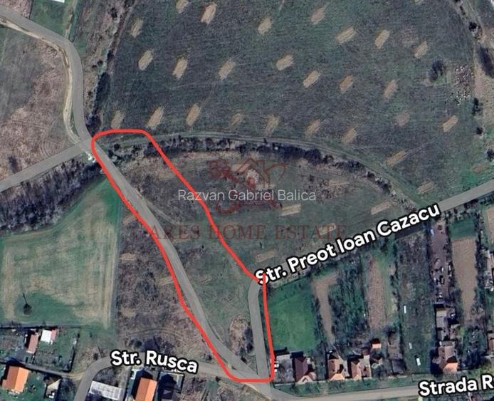 Teren investiție 3.144 mp – Moșnița Nouă, utilități aproape