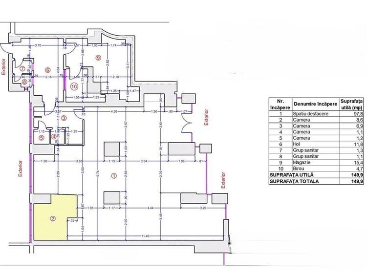 Ultracentral, Spatiu Comercial, 150mp, Parter - 2
