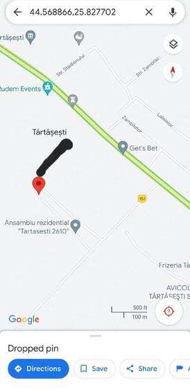 Teren de 2000 mp, în Tărtășești