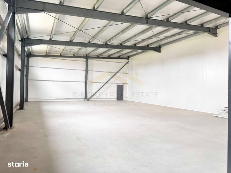 Hală nouă de închiriat 500 mp cu birou și acces TIR | lângă autostrada A2 - 4