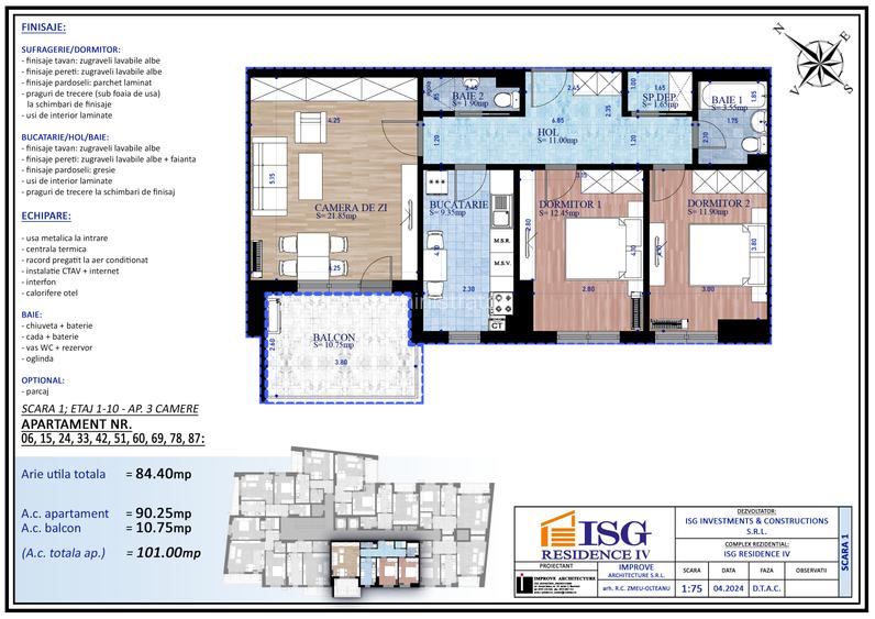 Unirii-Parcul Carol- ISG Residence IV- decomandat, constructie 2026 Unirii-Parcul Carol- ISG Residence IV- decomandat, constructie 2026