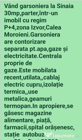 Vand garsoniera Sinaia - 2