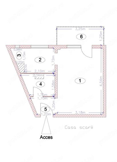 garsoniera cu balcon, 28mp - 1