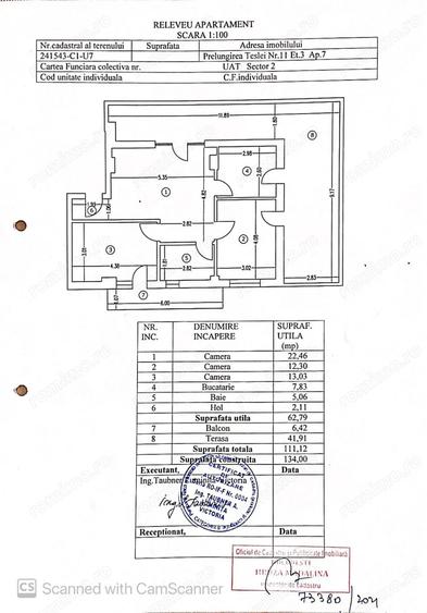 Apartament 3 camere tip Penthouse Terasa 50 mp Rond Gherghi?ei Mall Promenada - 1