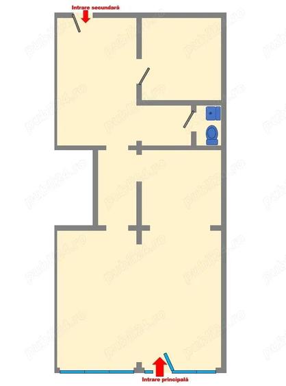 Vand spatiu comercial in Baile Herculane, 80mp, zona blocurilor, trafic auto si pietonal - 2