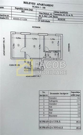 Oras Buhusi, 3 camere, etaj 1, str. Tineretului, jud. Bacau - 2