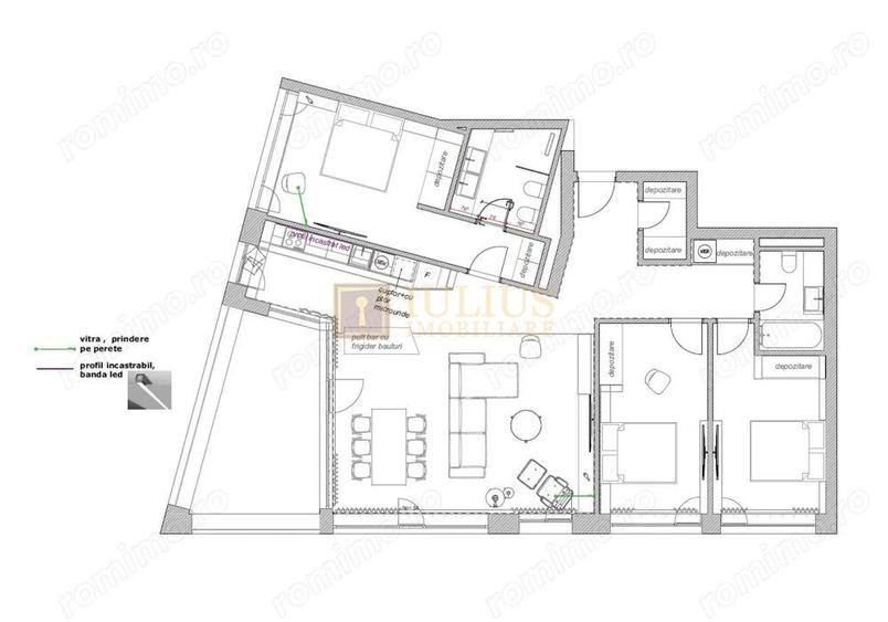 ISHO PENTHOUSE, 3 dormitoare, 2 locuri parcare + boxa; vedere panoramica - 28