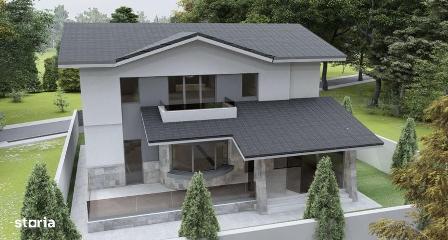 Super locatie, padure Rosu, vila in constructie 290 mp , teren 580 mp, - 3