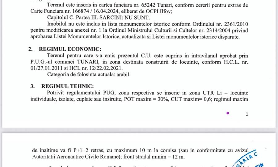 Teren Tunari (str.Nicolae Iorga)