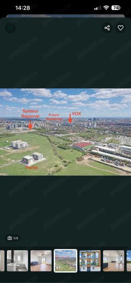 Garsonieră decomandată în Torontalului