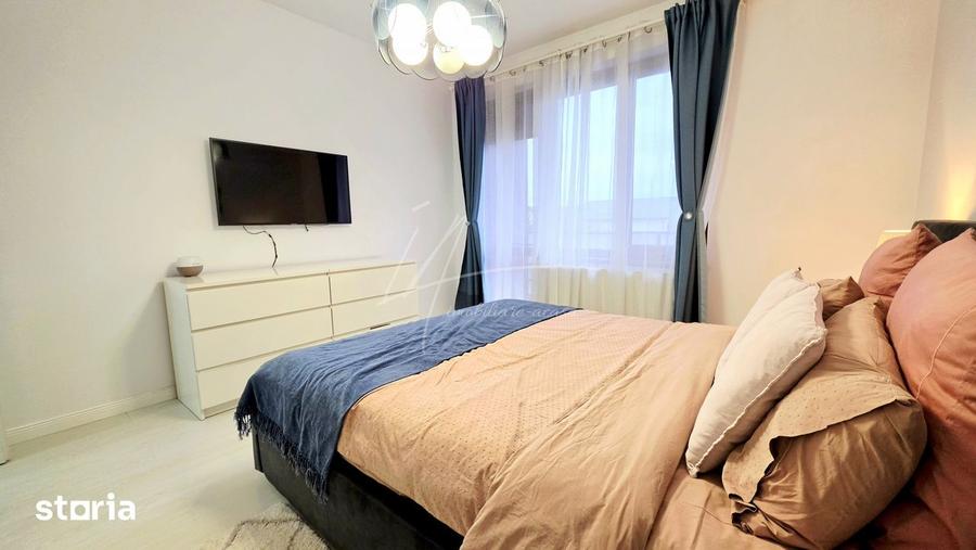 Apartament cu 3 camere, mobilat în Central
