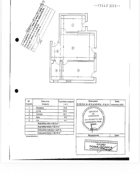 Apartament doua camere, Eminescu - Mosilor, Comision 0 - 7