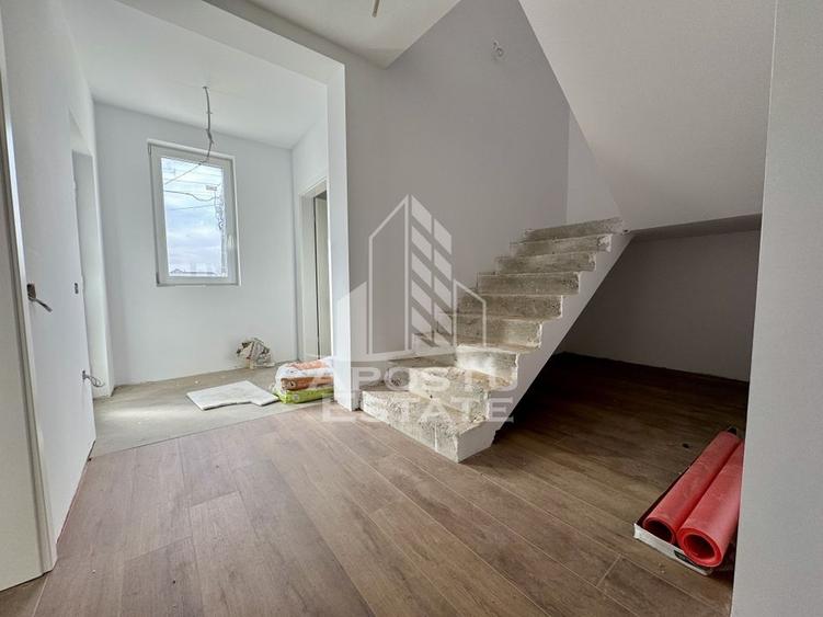 Duplex cu perete dublu 4 camere, complet finalizat la asfalt Chisoda. - 12