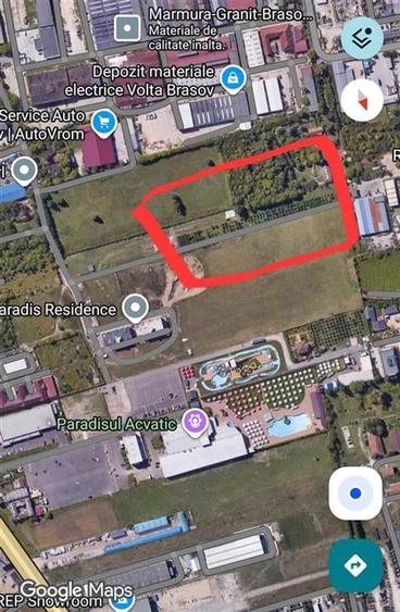 Teren cu autorizatie de constructie zona   Paradisul Acvatic comision 0 - 2