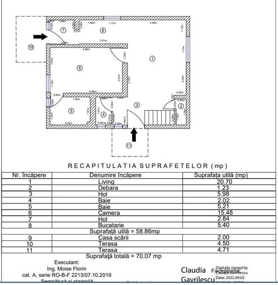 Casa noua Snagov pe 2 nivele, compartimentare eficienta, tern 500 m - 6