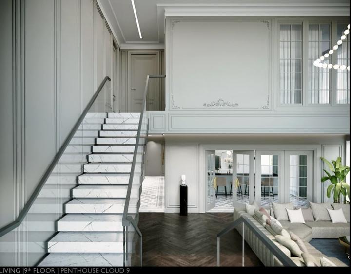 Com 0%| Cloud9 Residence | PENTHOUSE RAFINAT 800 mp cu 4 locuri parcare | - 2