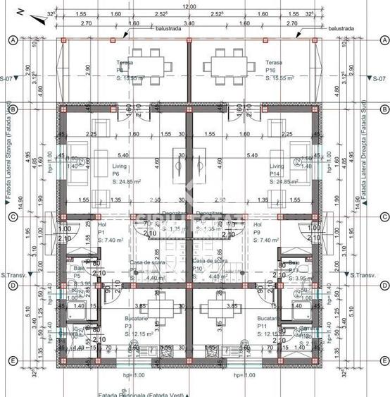 Casa 4 camere, 2 bai, curte si terasa Sibiu Calea Cisnadiei - 3