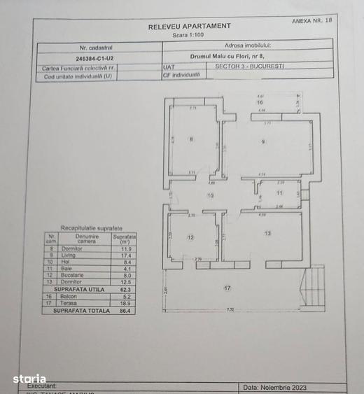 Vand apartament 3 camere cu gradina mare - 9