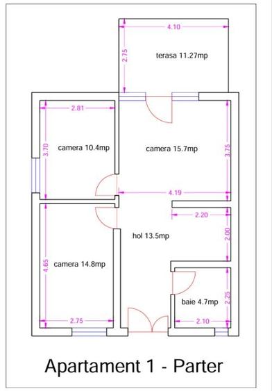 Casă cu 3 camere cu Teren 150 Mp în Central