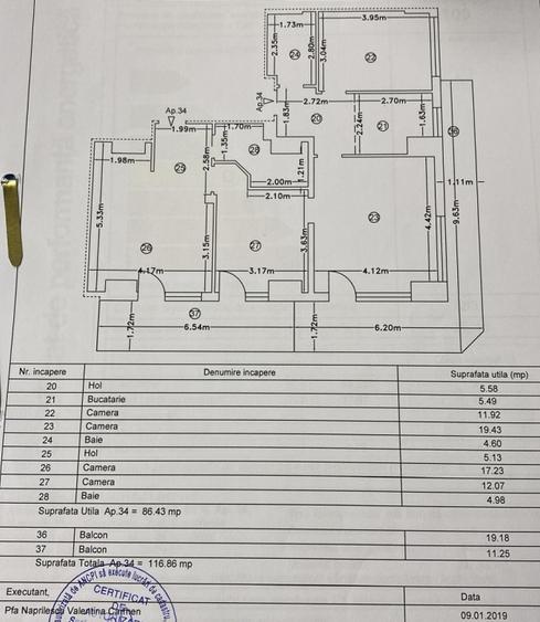 Apartament 2 camere, Mamaia Centru – parte din proprietate dubla. - 16