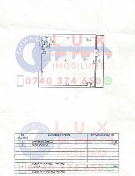 ID 8267 DE ÎNCHIRIAT - Spațiu comercial ULTRACENTRAL - 1