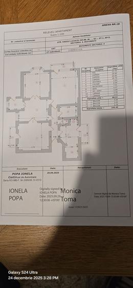 Propietar vind apartament cu 3 camere decomandat in vila etaj 1/2 zona Calea Calarasi sector 3 - 8