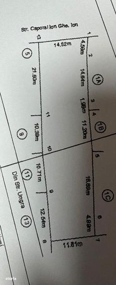 Vacaresti,Berceni,teren intravilan727mp,deschidere 14,52ml,580.000Euro - 2