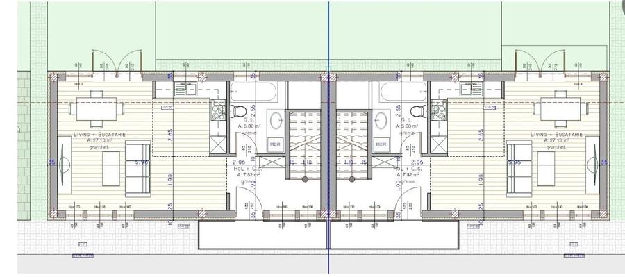 Casa cuplată 4 camere in florești, 92 mp utili, teren 200 mp - 7
