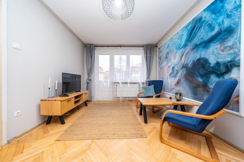 Apartament 3 camere, modern, balcon, central, Milea - politie - 1