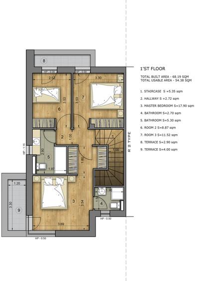 Casă tip duplex, toate dotările,  2026, GreenDale Residence - 20