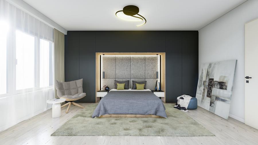 Penthouse cu 5 camere decomandat în Tractorul