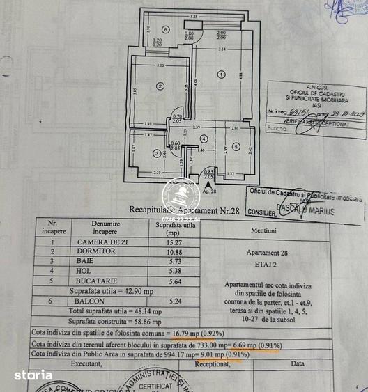 Apartament 2 Camere Tatarasi bloc 2009 - 2