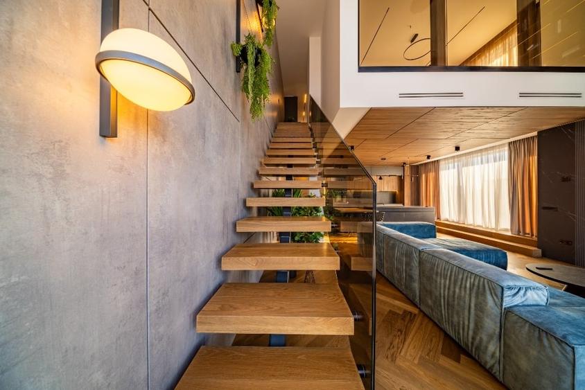 Penthouse Modern, 4 Camere, cu Terasă, Priveliste și Design Impresionant - 9