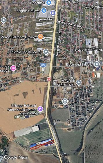Teren stradal 5000 mp- deschidere 20 metri- Zona Selgros Craiova - 6