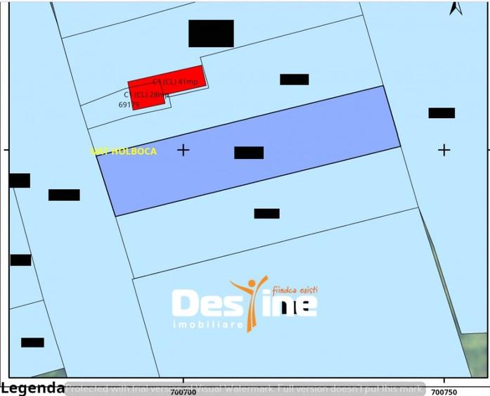 Holboca, Teren intravilan, 692 mp, - 2
