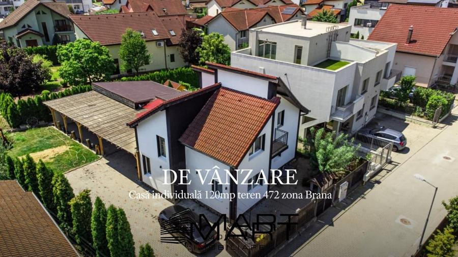 Casa individuala 120mp teren 472mp zona Brana Selimbar - 1