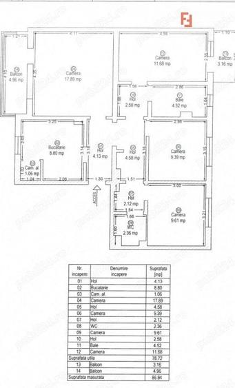 Apartament cu 4 camere, semidecomandat Zona Girocului - 22
