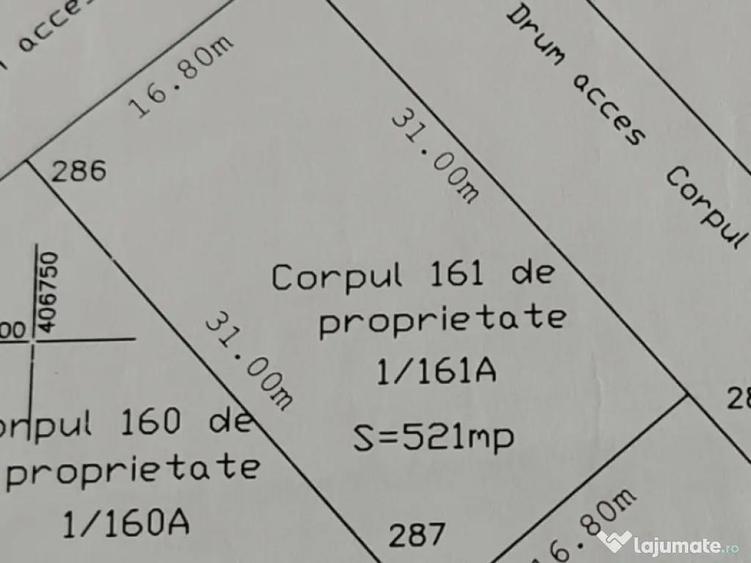 Teren extravilan 521 mp ADRILEX - 1