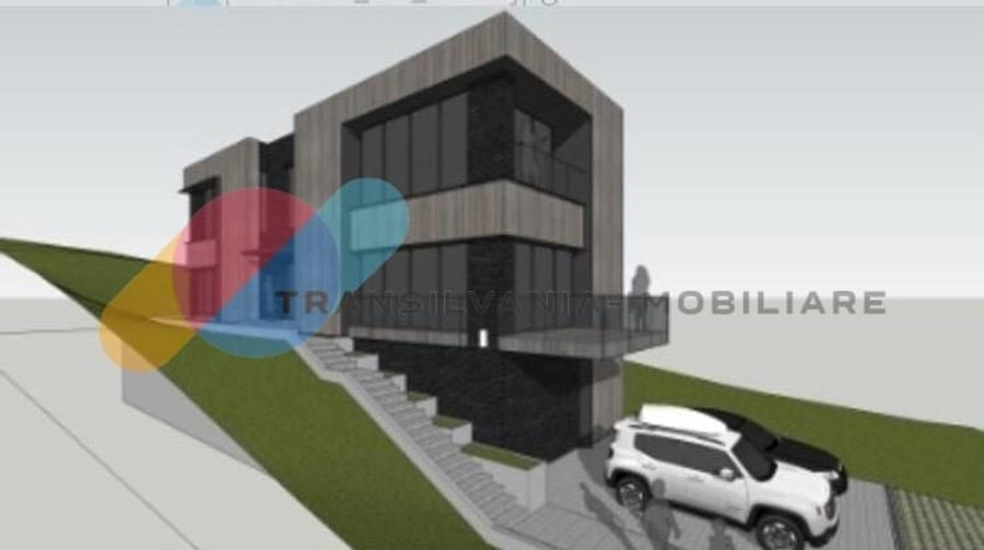 Vand teren 1.490 mp cu autorizatie de construire, Faget, Cluj, pentru casa indiv - 1