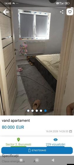 Vand apartament renovat nemobilat - 3