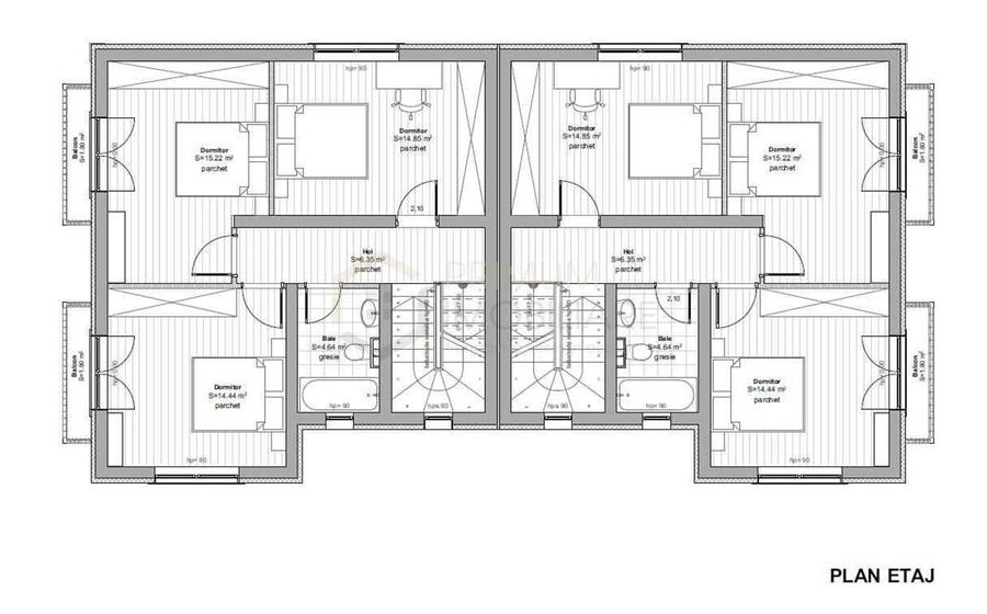 GIROC - Duplex spatios - Zona excelenta - Asfalt - Toate utilitatile - 2