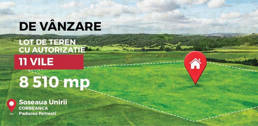 Vanzare teren cu autorizatie, 11 vile exclusiviste, Corbeanca, Ilfov - 7