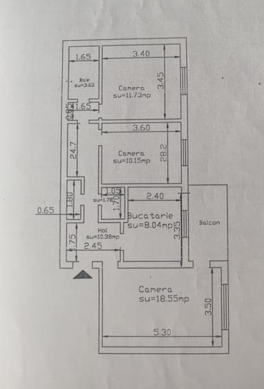 APARTAMENT 3 CAMERE, DECOMANDAT, ETAJ 4 DIN 5, CANTA, MOBILAT SI UTILAT, 1983 - 22