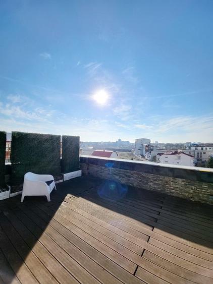 Penthouse de inchiriat Floreasca Pescariu, terasa generoasa, imobil nou, parcare - 18