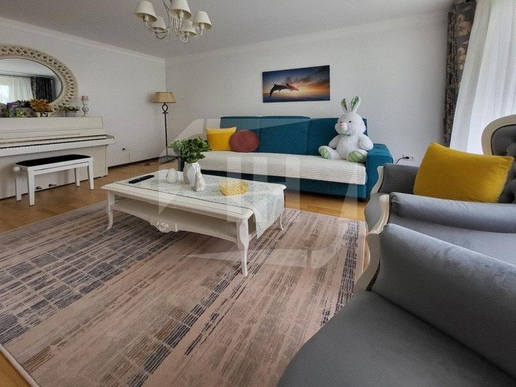 Duplex  5 camere, 140 mp utili, finisat si mobilat modern, la cheie - 5