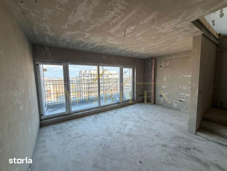 Apartament semifinisat 2 camere , 60mp, terasa, zona Sopor - 11