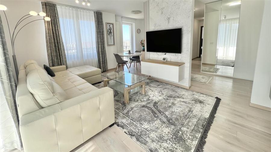 Apartament 2 camere de vanzare Coresi Kasper | mobilat modern | 3 terase | parca - 1