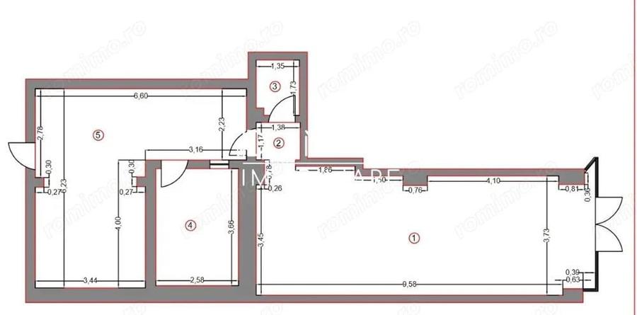 Inchiriere spa?iu comercial *82 mp-dublu acces* str. Victoriei - zona pietonala - 4