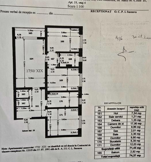 Apartament cu 4 camere semidecomandat în Gura Humorului