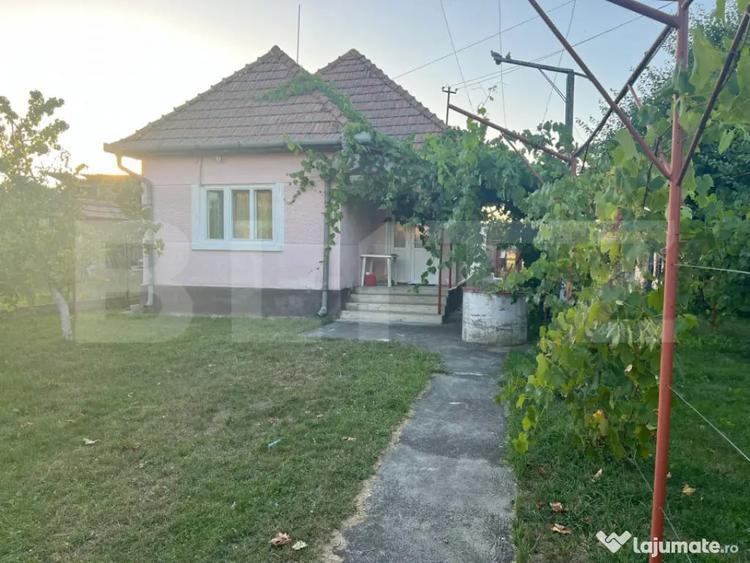 Casă cu 2 camere cu Teren 1414 Mp în Criș